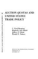Tapa de Auction quotas and United States trade policy