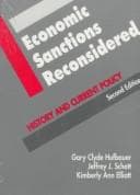 Tapa de Economic sanctions reconsidered