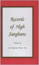 Tapa de Records of high Sanghans