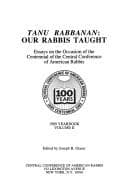 Tapa de Our Rabbis Taught