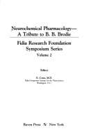 Tapa de Neurochemical Pharmacology