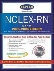 Tapa de Kaplan NCLEX-RN Exam 2005-2006 with CD-ROM