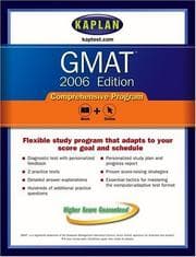 Tapa de Kaplan GMAT 2006, Comprehensive Program