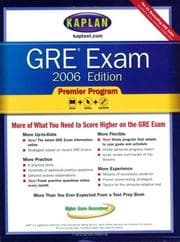 Tapa de Kaplan GRE Exam 2006, Premier Program