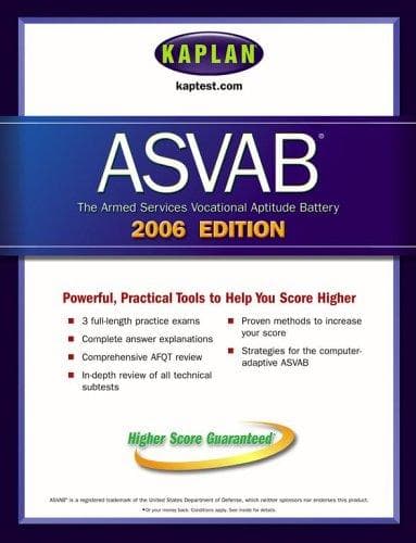 Tapa de Kaplan ASVAB 2006 Edition