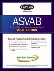 Tapa de Kaplan ASVAB 2006 Edition