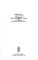Tapa de Phrygian (Anatolian and Caucasian Studies)