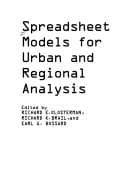 Tapa de Spreadsheet models for urban and regional analysis