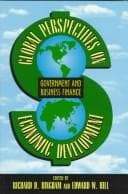 Tapa de Global perspectives on economic development
