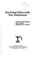 Tapa de Reviving cities with tax abatement