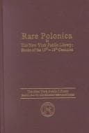 Tapa de Rare Polonica in the New York Public Library