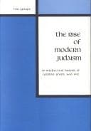 Tapa de The rise of modern Judaism