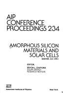 Tapa de Stability of Amorphous Silicon Materials and Solar Cells
