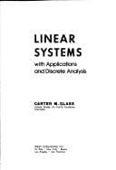 Tapa de Linear systems, with applications and discrete analysis