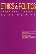Tapa de Ethics and politics