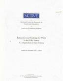 Tapa de Education and training for work