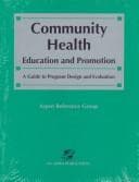 Tapa de Community health education and promotion