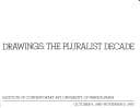 Tapa de Drawings, the pluralist decade