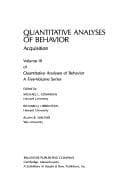 Tapa de Quantitative Analyses of Behavior