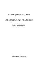 Tapa de Un génocide en douce