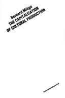Tapa de The capitalization of cultural production