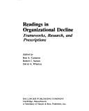 Tapa de Readings in organizational decline