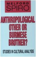 Tapa de Anthropological other or Burmese brother?