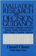 Tapa de Evaluation Research and Decision Guidance