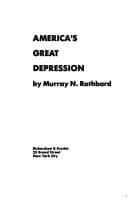 Tapa de America's Great Depression