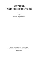 Tapa de Capital and Its Structure (Studies in economic theory)