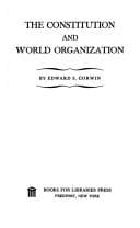 Tapa de The Constitution and world organization