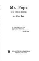 Tapa de Mr. Pope and other poems