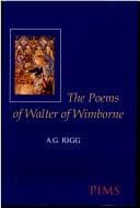 Tapa de The Poems of Walter of Wimborne (Studies and Texts - Pontifical Institute of Mediaeval Studie)