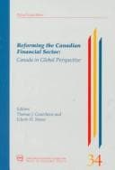 Tapa de Reforming the Canadian financial sector
