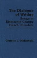 Tapa de The dialogue of writing