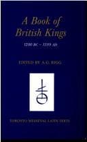 Tapa de A book of British kings, 1200 BC-1399 AD