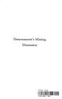 Tapa de Disarmament's Missing Dimension