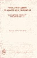 Tapa de Latin Glosses on Arator and Prudentius in Cambridge University Library (Studies and Texts (Pontifical Inst of Mediaeval Stds))