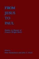 Tapa de From Jesus to Paul