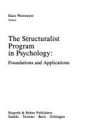 Tapa de The Structuralist Program in Psychology