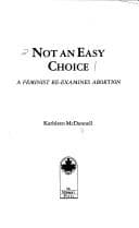 Tapa de Not an Easy Choice