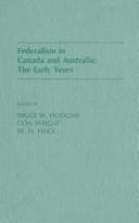 Tapa de Federalism in Canada and Australia