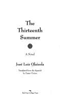 Tapa de The Thirteenth Summer