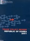 Tapa de The Republic of Korea 2001: Trade Policy Review