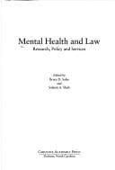 Tapa de Mental health and law