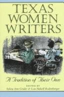 Tapa de Texas women writers