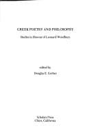 Tapa de Greek Poetry and Philosophy