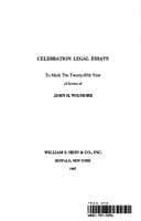 Tapa de Celebration legal essays