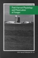 Tapa de Post-harvest physiology and preservation of forages