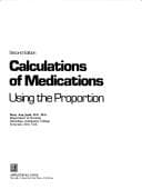 Tapa de Calculations of medications